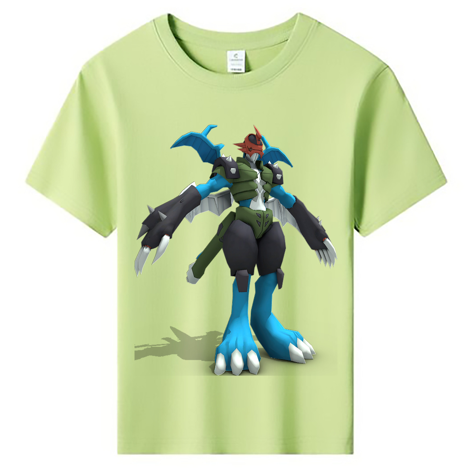 （画像用） Digimon デジタルモンスター/デジモン 綿100％キッズTシャツ（フロントプリント）